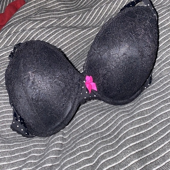 Lasenza perfectly me lace black Polka dot  bra 34DD - Picture 9 of 9